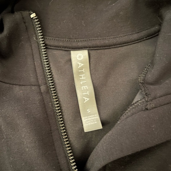 Athleta Black Long Sleeve Dress women’s size S - Picture 3 of 3